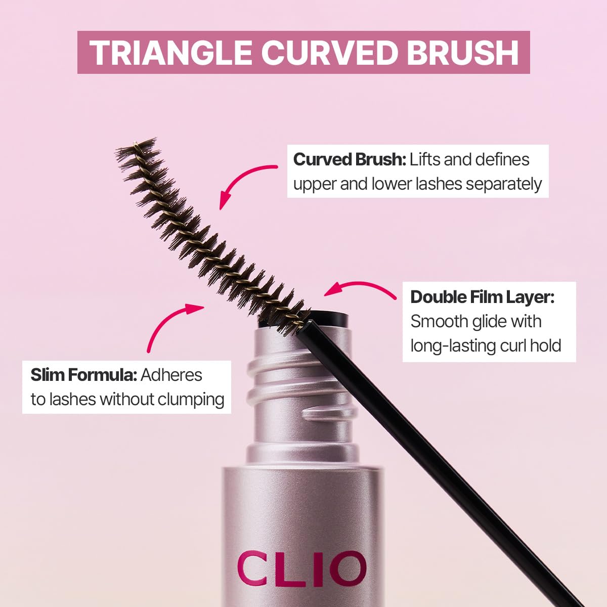 CLIO Kill Lash Superproof resistente al agua para un acabado duradero.