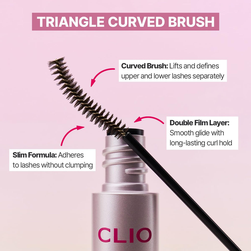 CLIO Kill Lash Superproof resistente al agua para un acabado duradero.