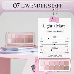 CLIO Pro Eye Palette Air uses blendable powder for clean edges