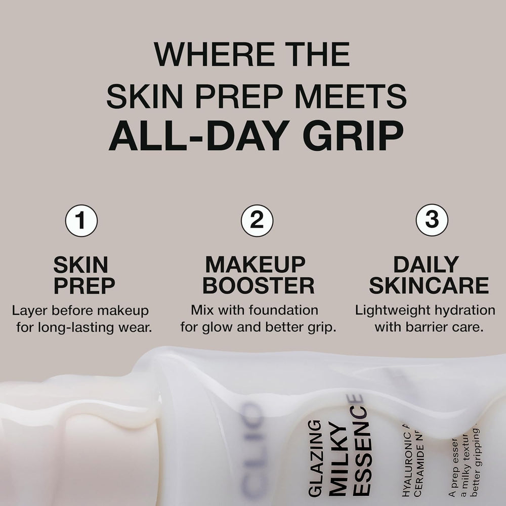 CLIO Milky Essence makeup primer effect and hydration in one step