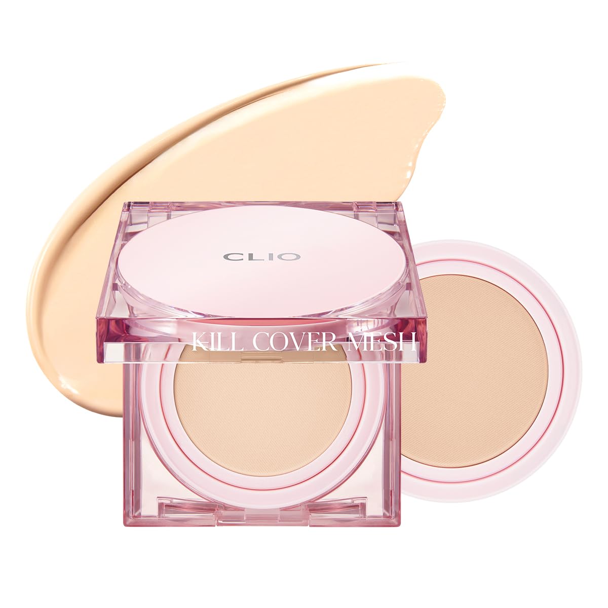 CLIO PROFESSIONAL Kill Cover Mesh Glow Cushion packaging with refill for extended wear