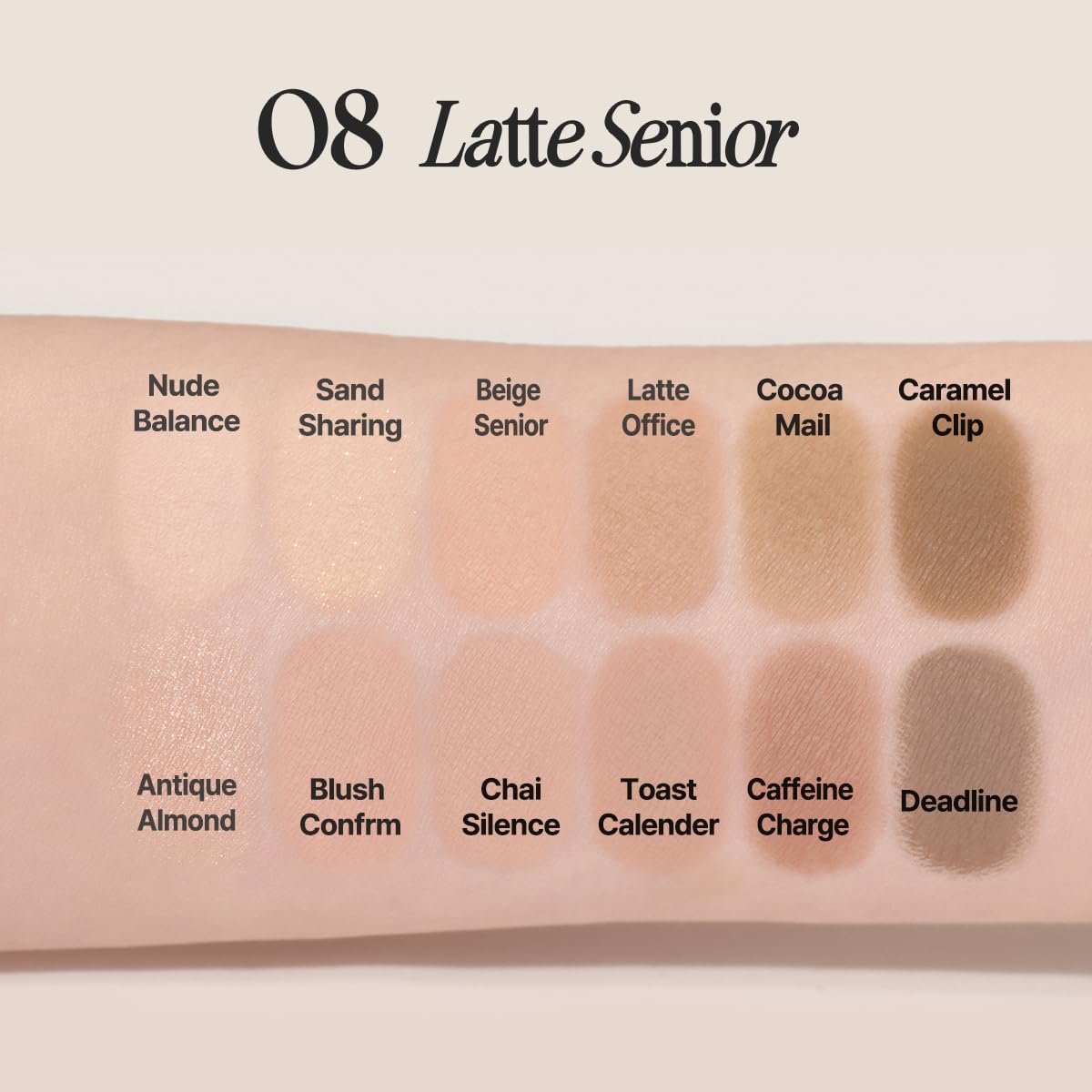 CLIO PROFESSIONAL Pro Eye Palette Air shimmer toppers for added dimension.