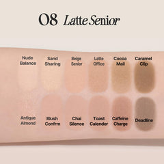 CLIO PROFESSIONAL Pro Eye Palette Air shimmer toppers for added dimension.