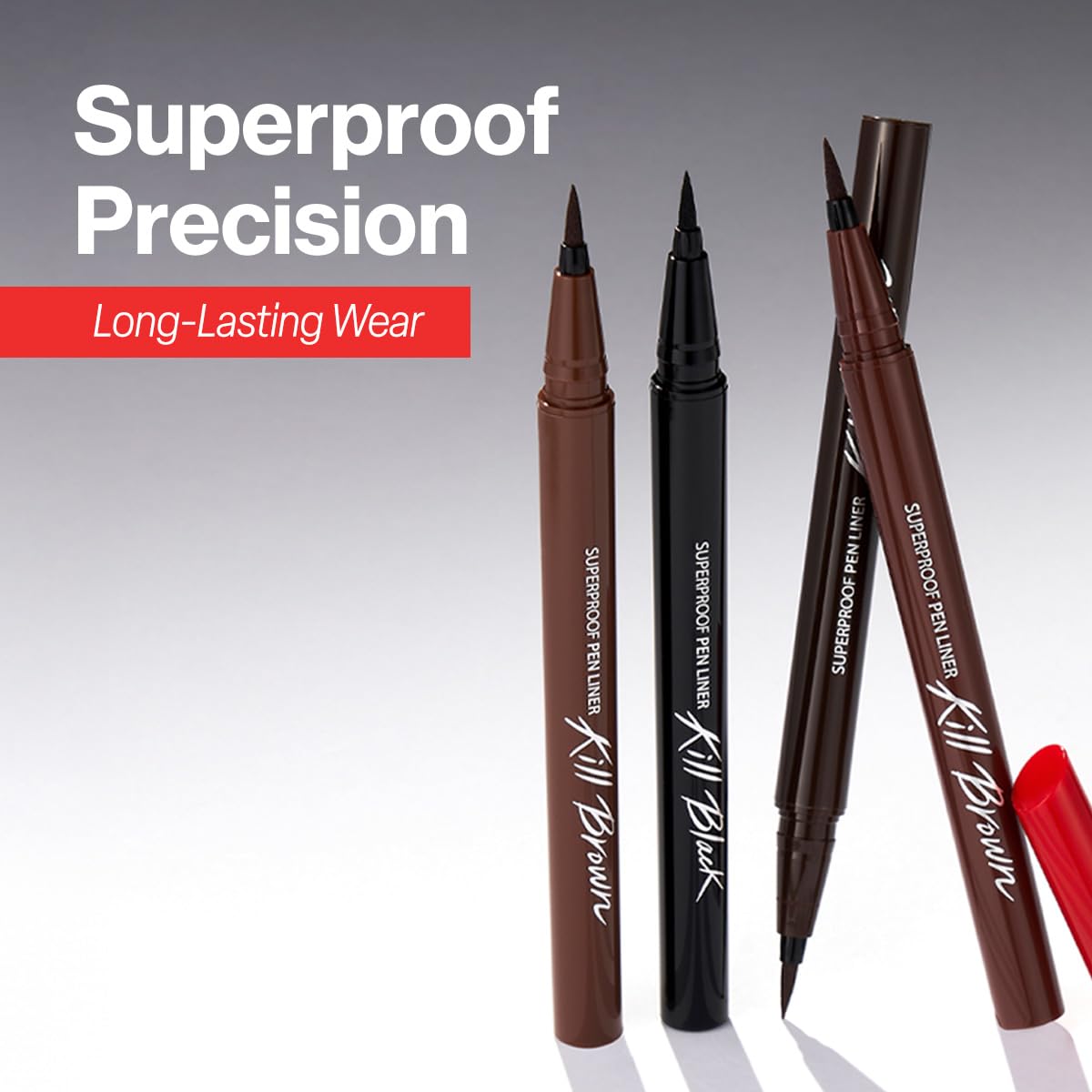Aplicador-esponja preciso CLIO Superproof para líneas limpias y definidas