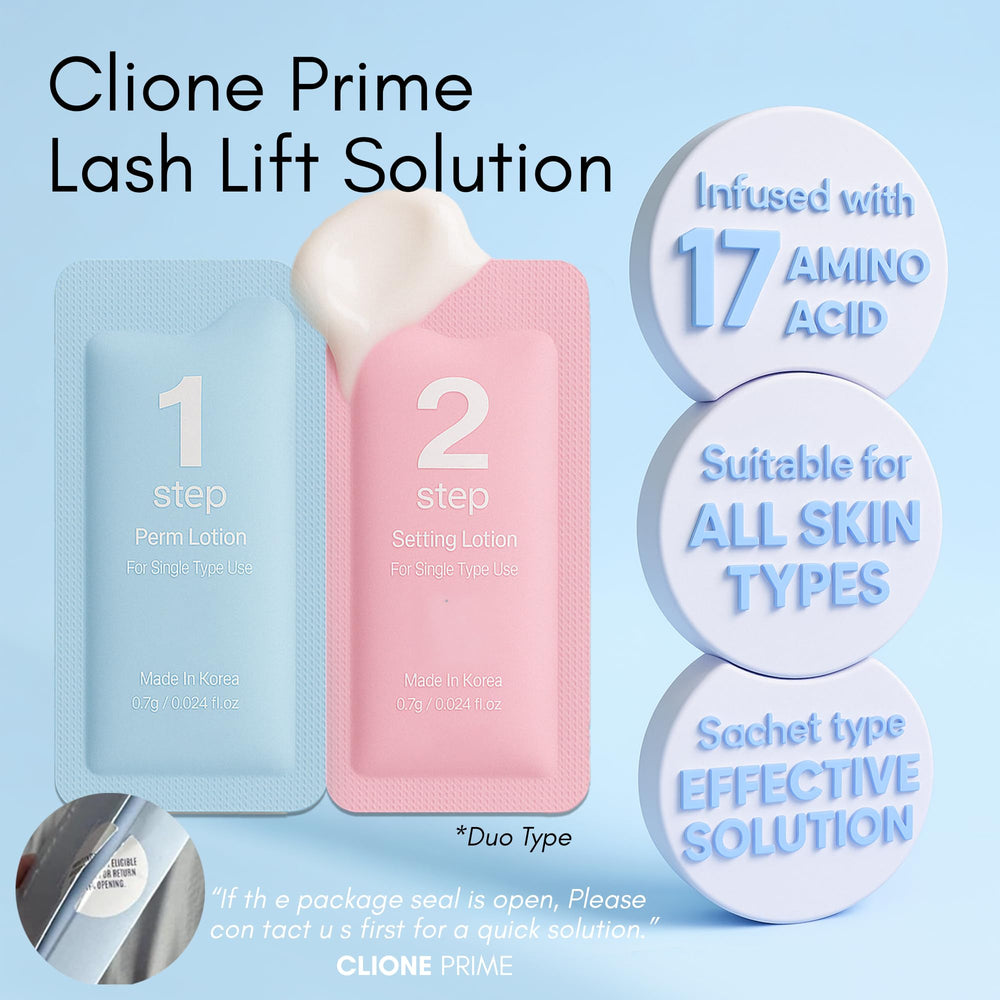 CLIONE PRIME laminación de cejas y pestanas con acabado definido