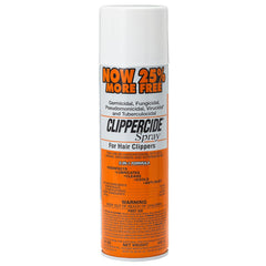 Clippercide 5-in-1 bottle spray for quick blade care and maintenance.