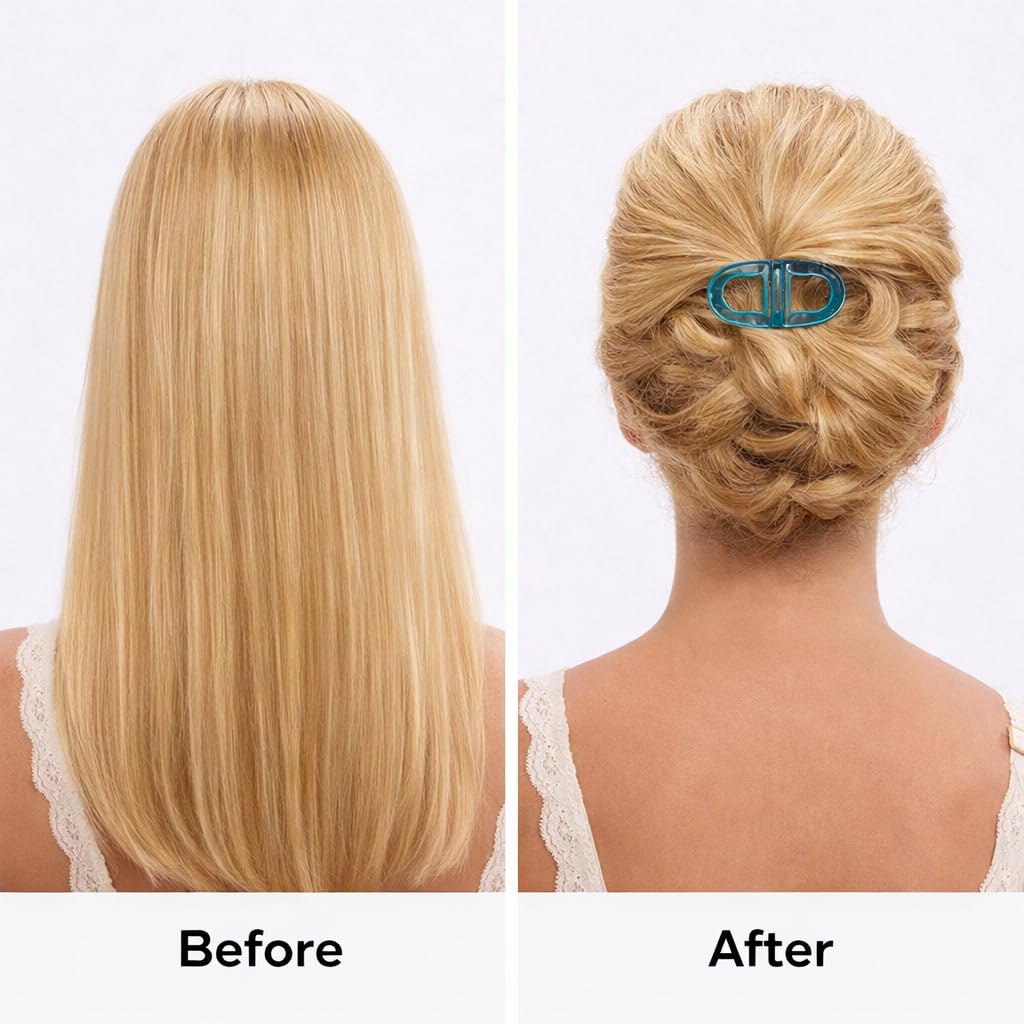 Clips magnéticos para cabello con agarre fuerte en pelo grueso.