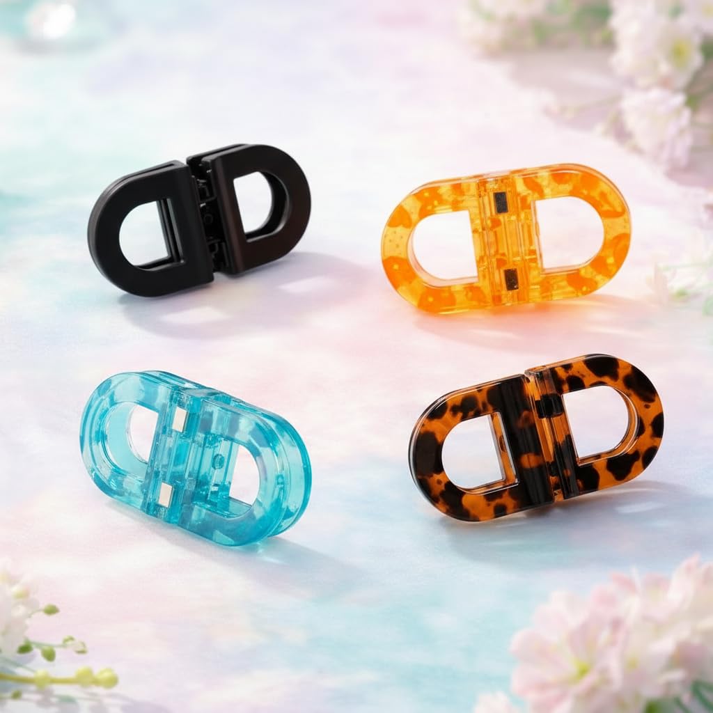 Clips magnéticos para cabello ideales para uso profesional en salón.