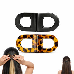 Clips magnéticos para cabello sin pliegues muestran sujeción suave y segura.