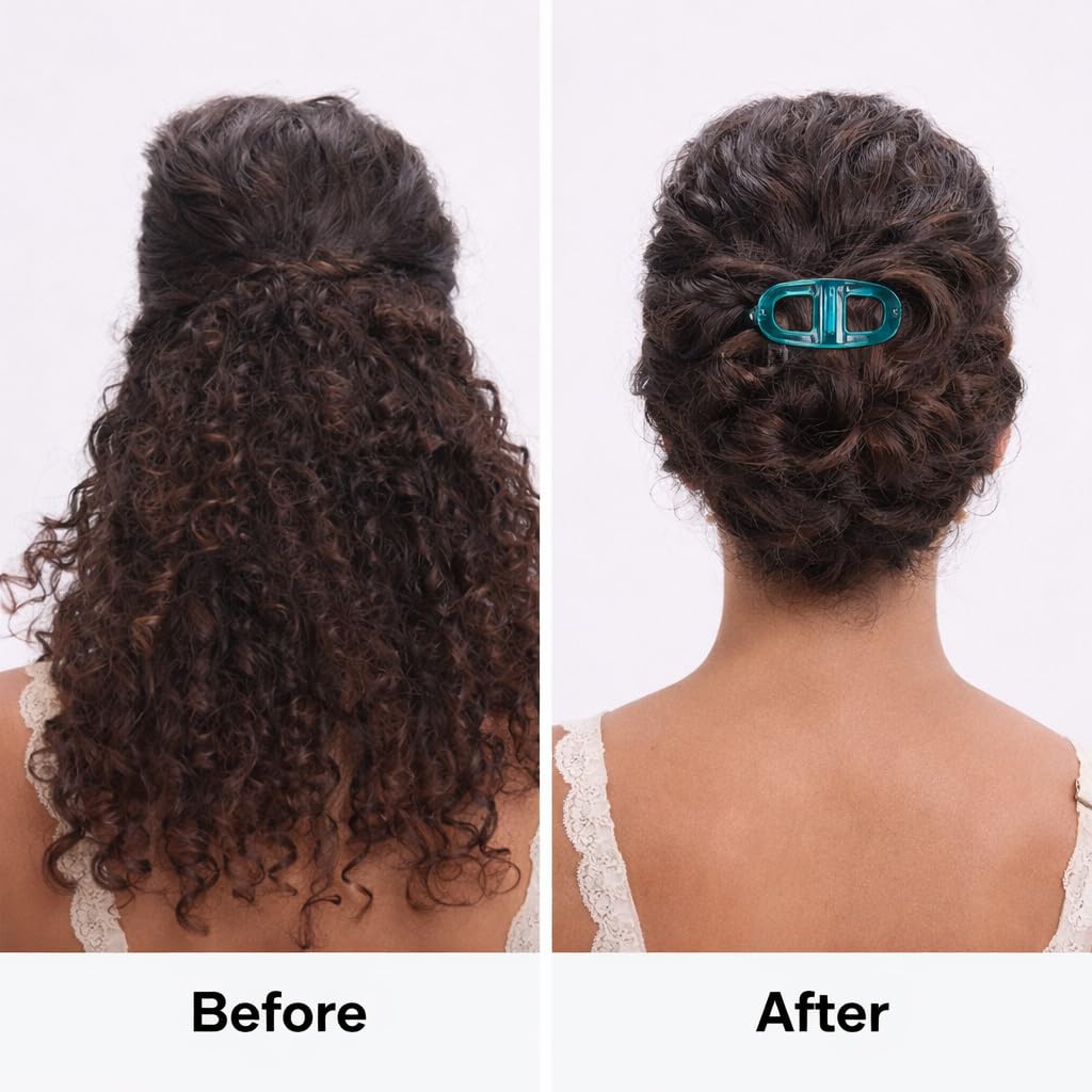 Clips magnéticos para cabello útiles para uso diario y retoques rápidos.