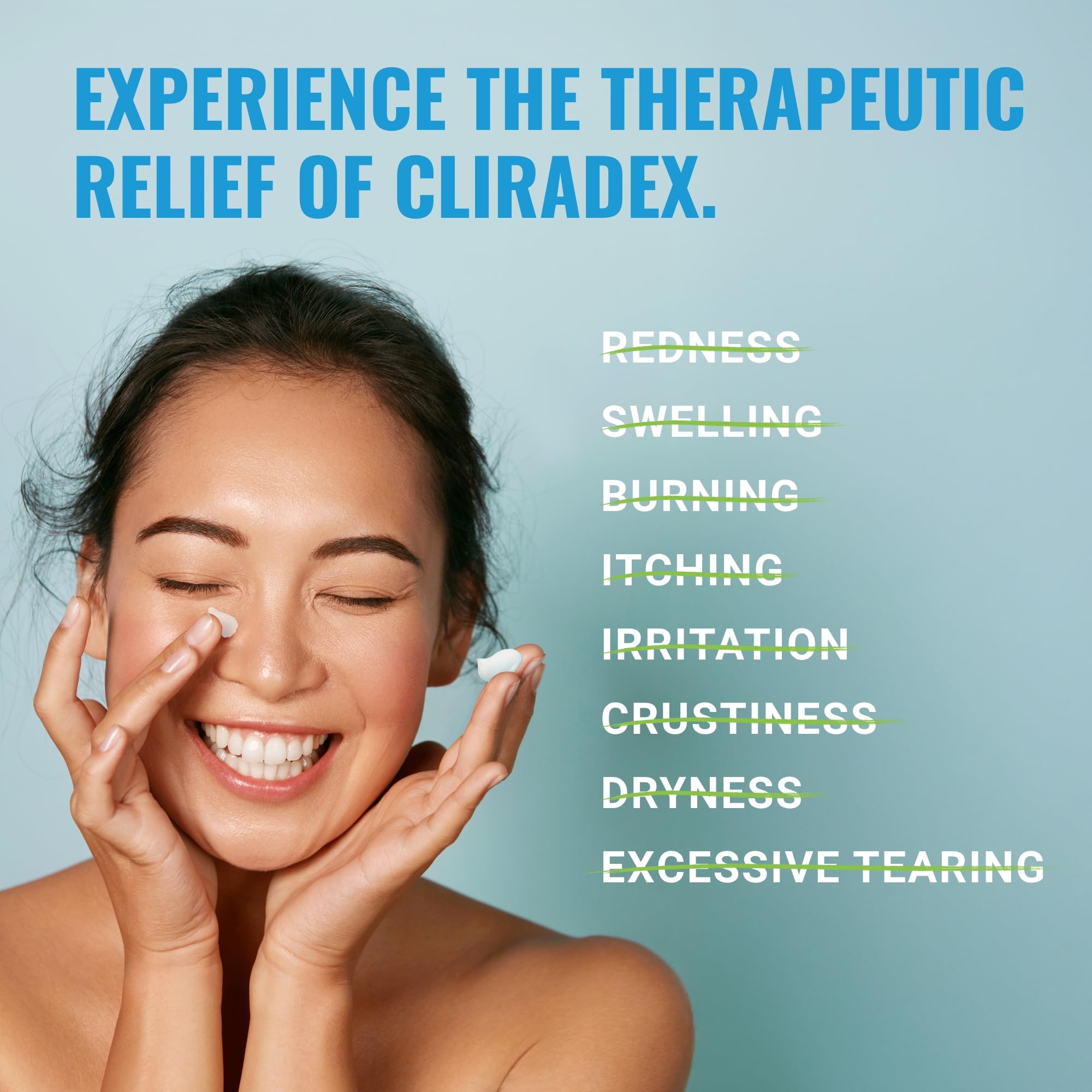 Cliradex Foam bottle with pump for easy daily use