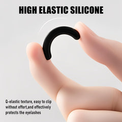 CLLFUU silicone soft rubber pads provide gentle, lash-safe curling.