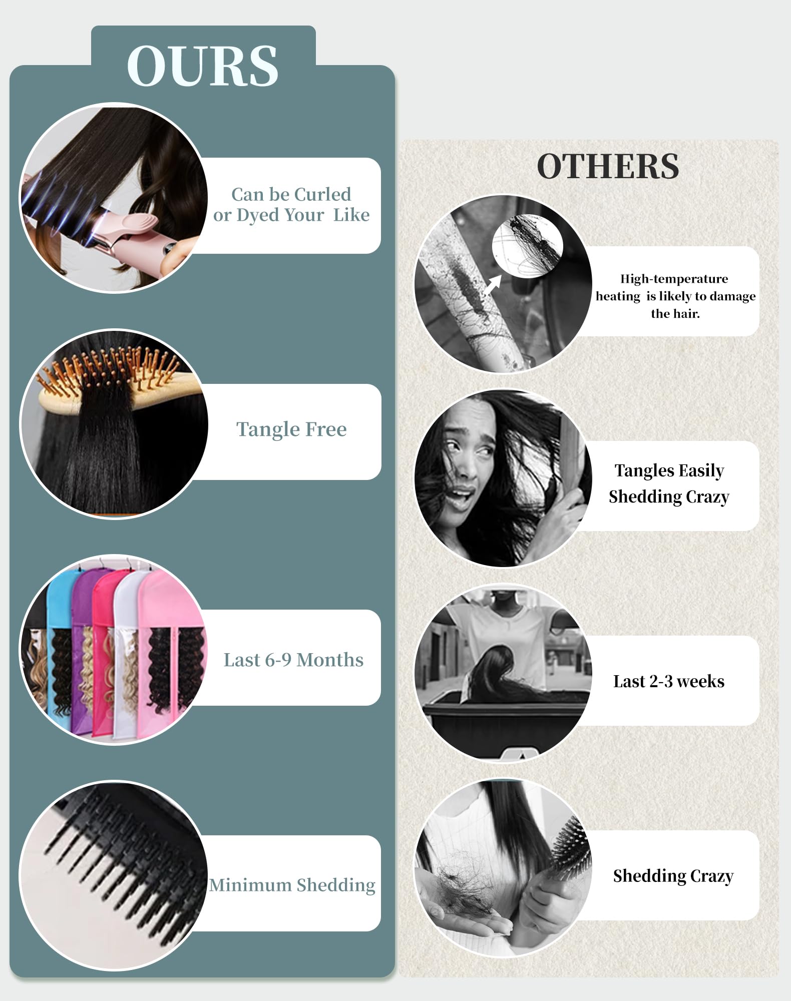 Cllok 200-density HD lace-front wig for full-bodied style and movement.
