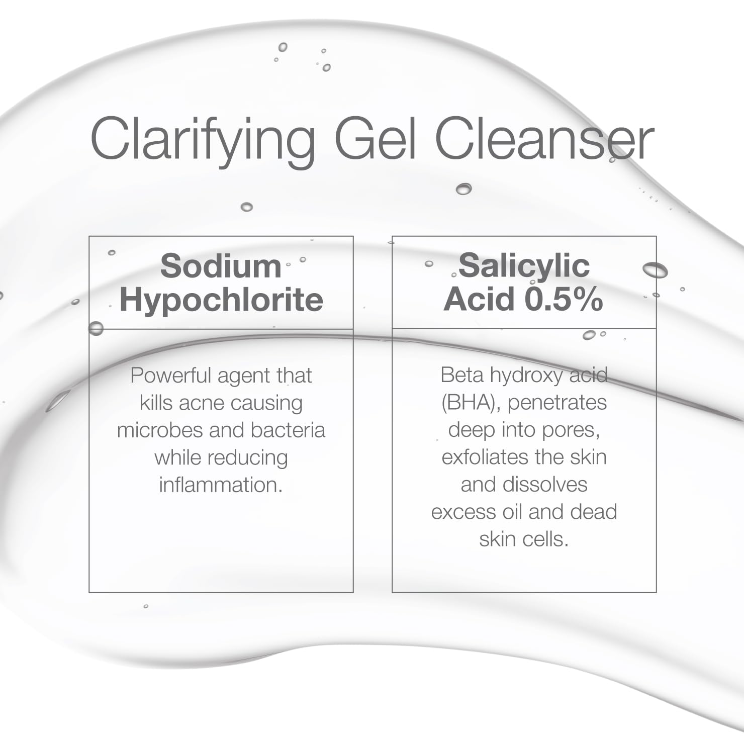 CLn Acne Cleanser promotes oil control for shiny skin.