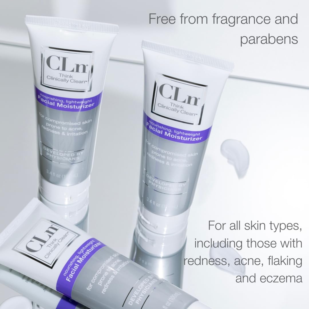 CLn moisturizer used as primer before makeup for smooth application