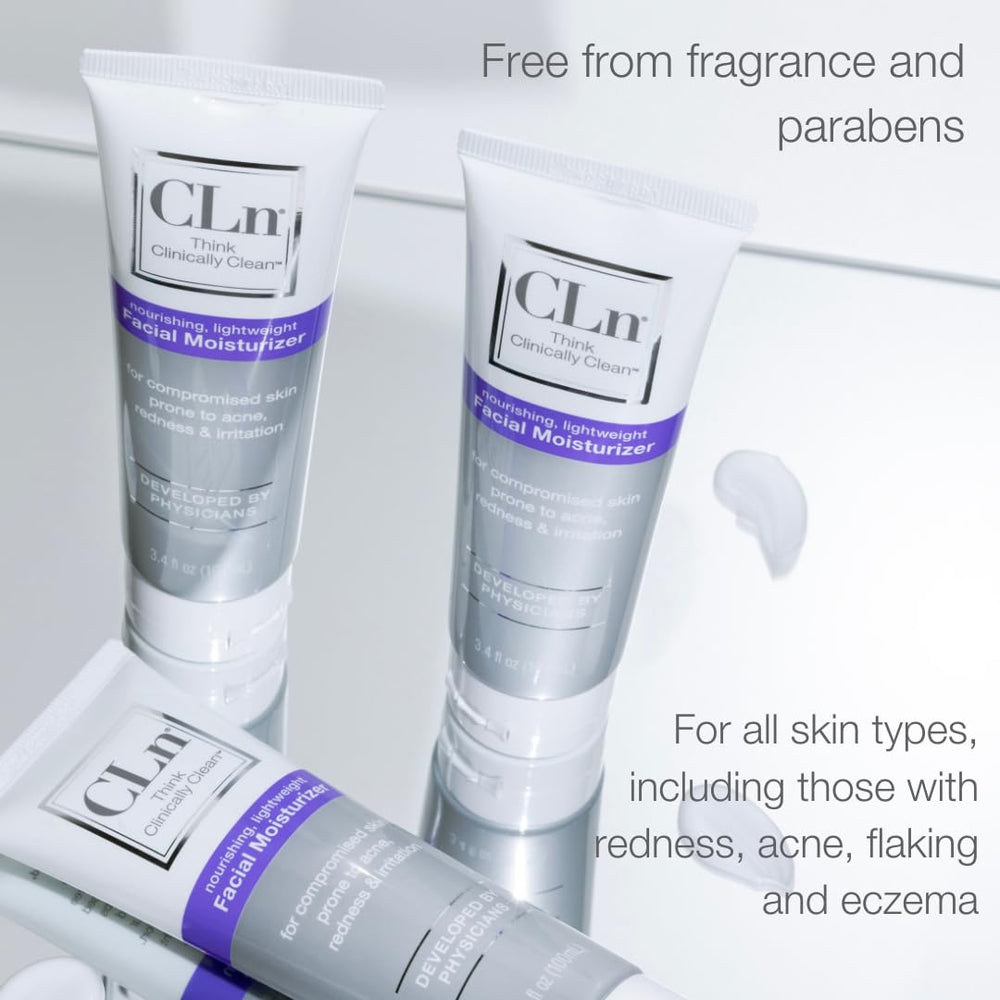 CLn moisturizer used as primer before makeup for smooth application