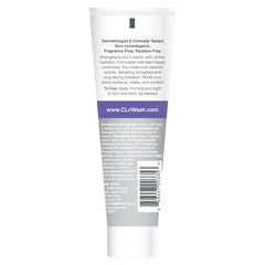 Close-up of CLn moisturizer texture showing lightweight, non-greasy hydration