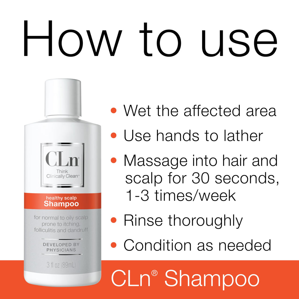 CLn Shampoo aroma medicinal durante la aplicación se disipa al enjuagar