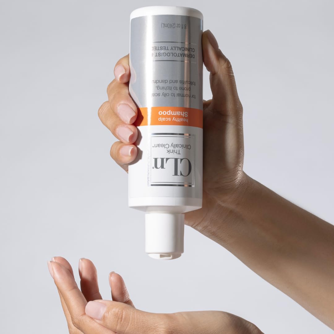 CLn Shampoo fragrance-free formula supports sensitive skin while cleansing without scents.