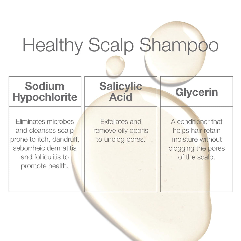CLn Shampoo scalp-detox close-up emphasizes pore-level cleansing for oil-prone conditions.