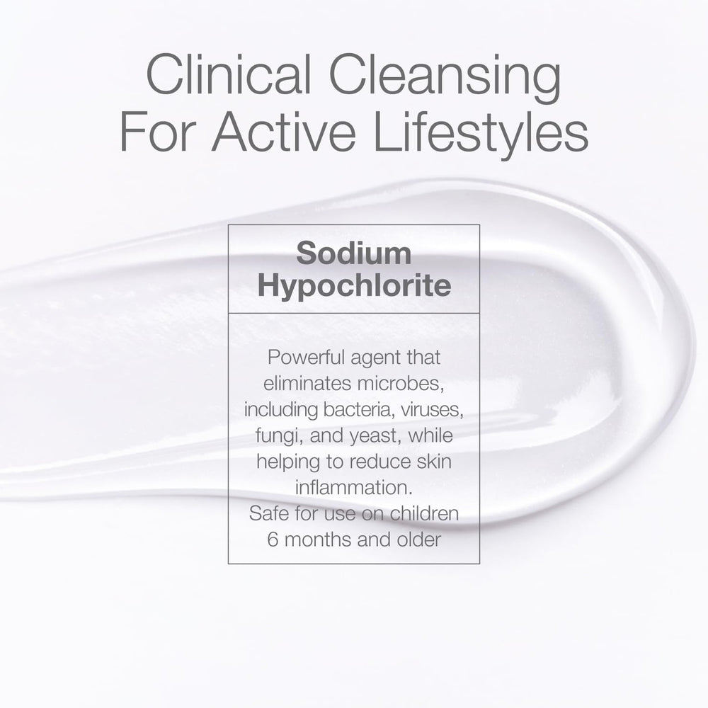 CLn SportWash hands-lather demonstrates quick, thorough cleansing post-training.