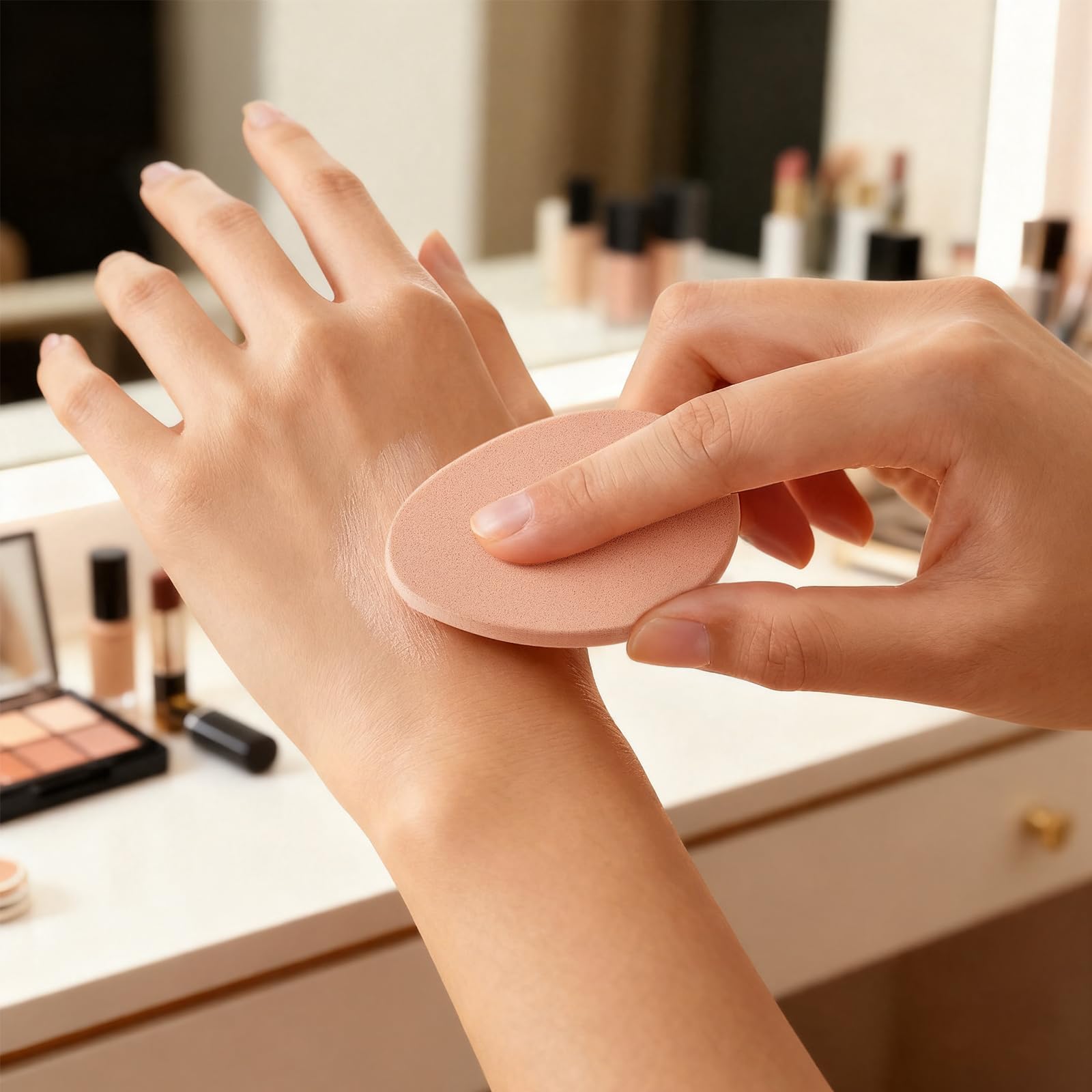 Clofiak multi-use sponge works with liquid, cream, and powder formulas