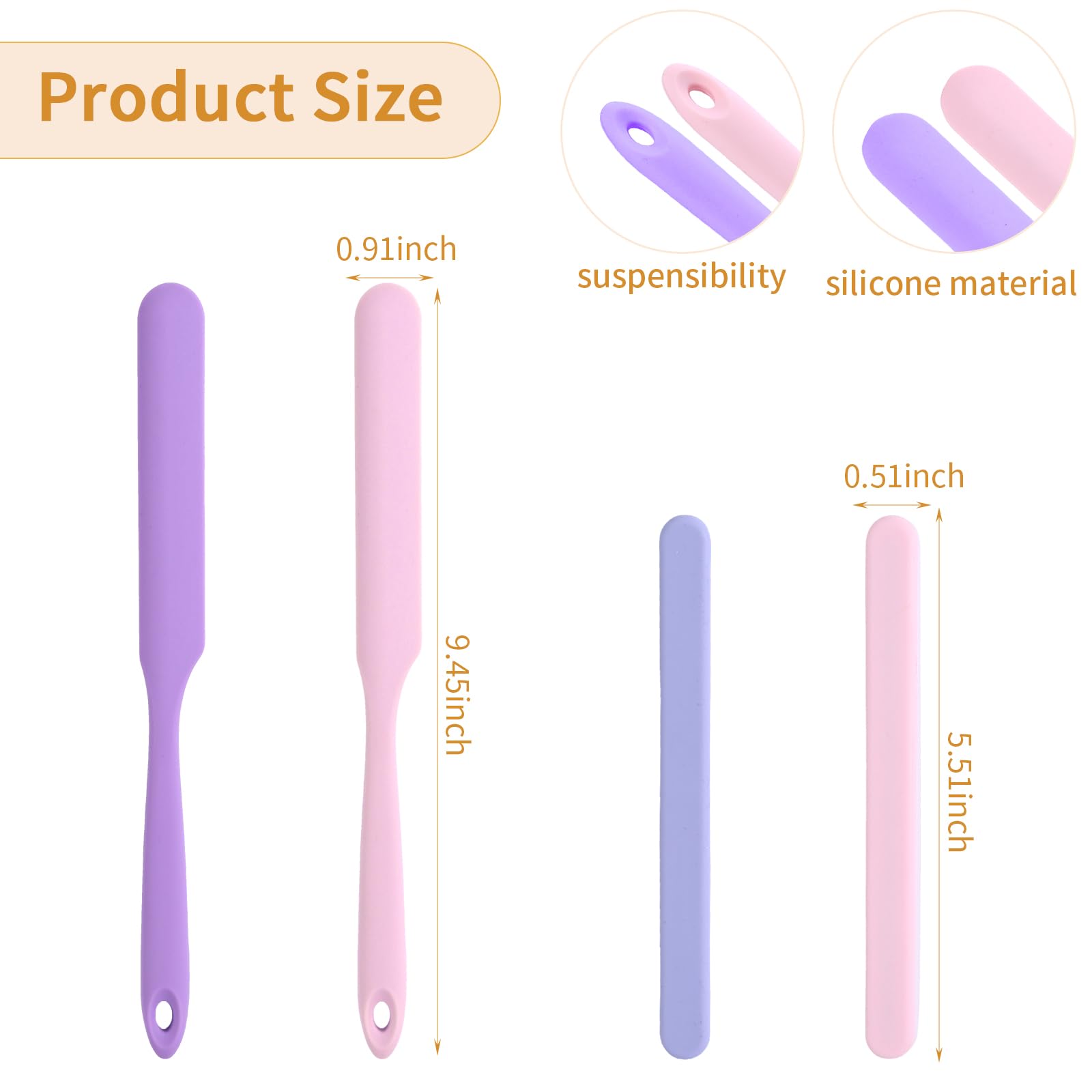 Clofiak silicone wax stick long 9.4in for body waxing with extended reach