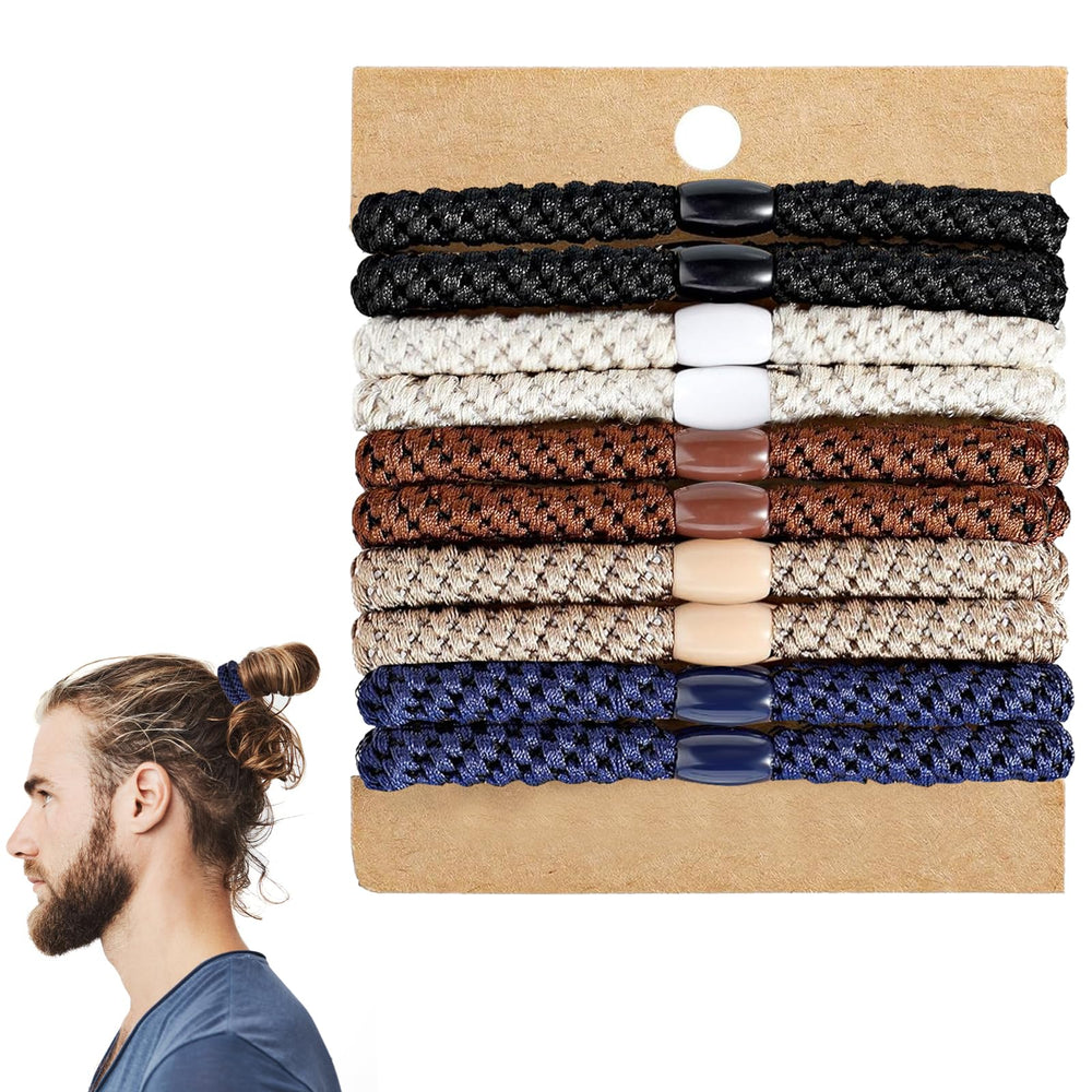 Clofiak tiras para cabello hombre, trenza duradera para uso diario sin marcas.