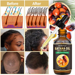 Envase de aceite de Batana CLOTHES OF SKIN de 2 oz para cabello.
