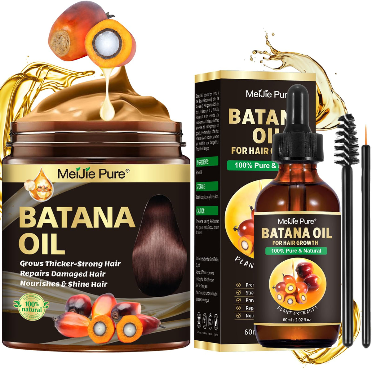 Botella de aceite de Batana de CLOTHES OF SKIN para nutrir el cuero cabelludo.