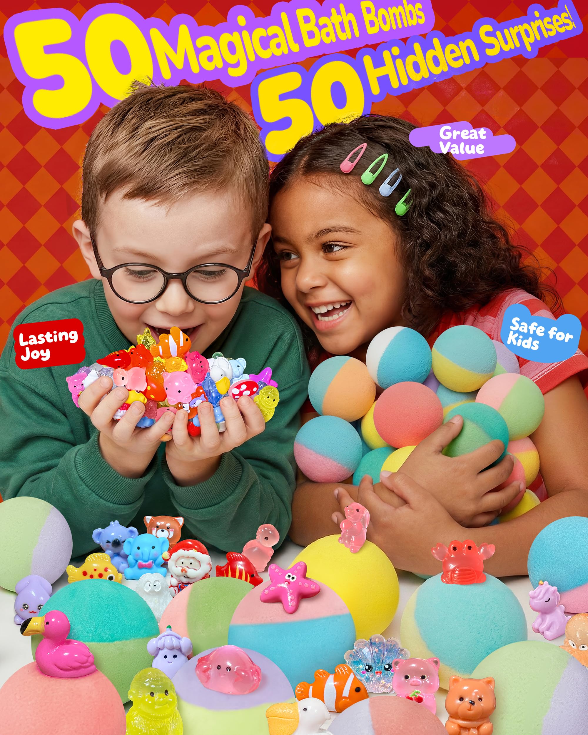 CLOUQUAR Christmas gift-set bath bombs ideal for holiday gifting.