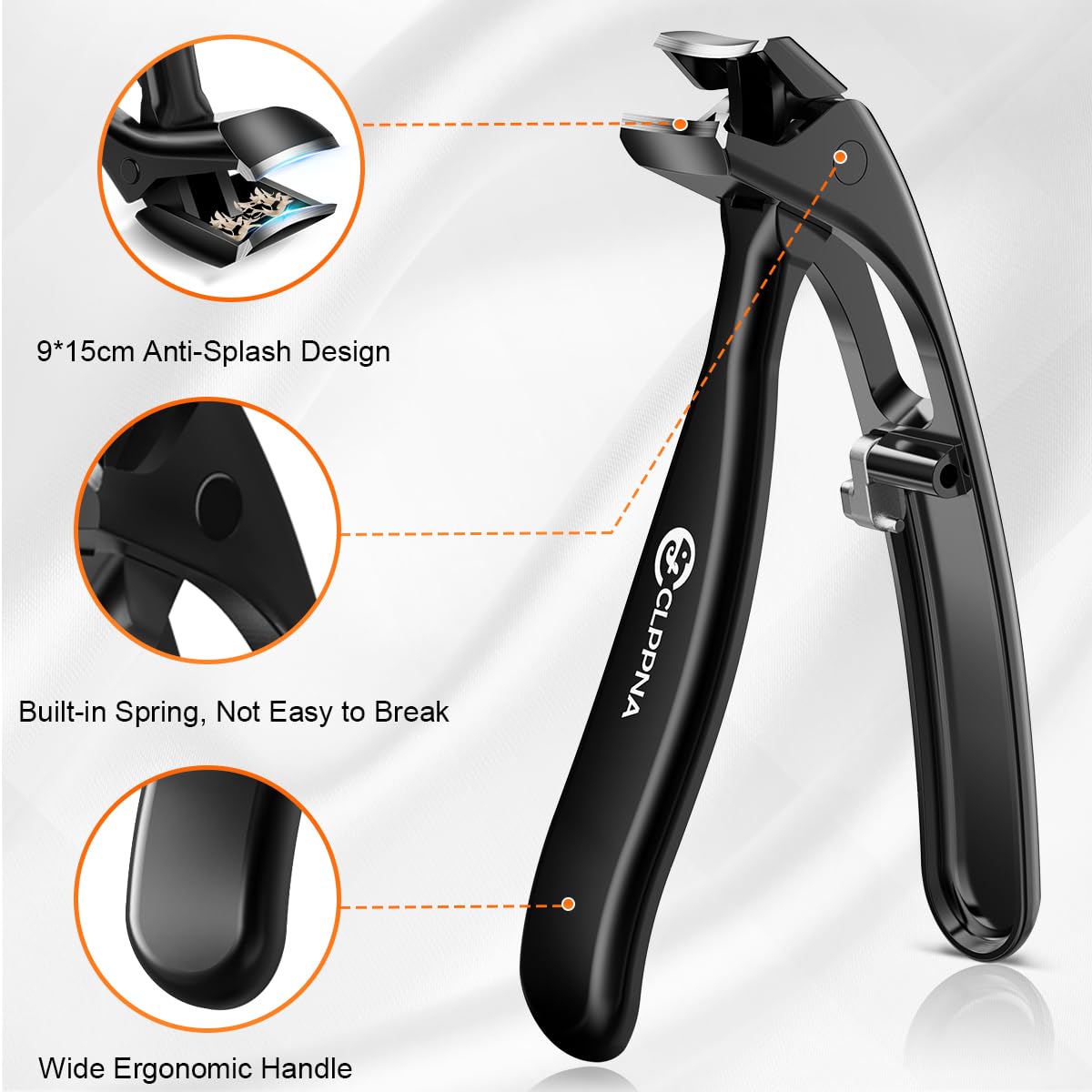 CLPPNA stainless steel blades provide durable, sharp cuts for thick nails