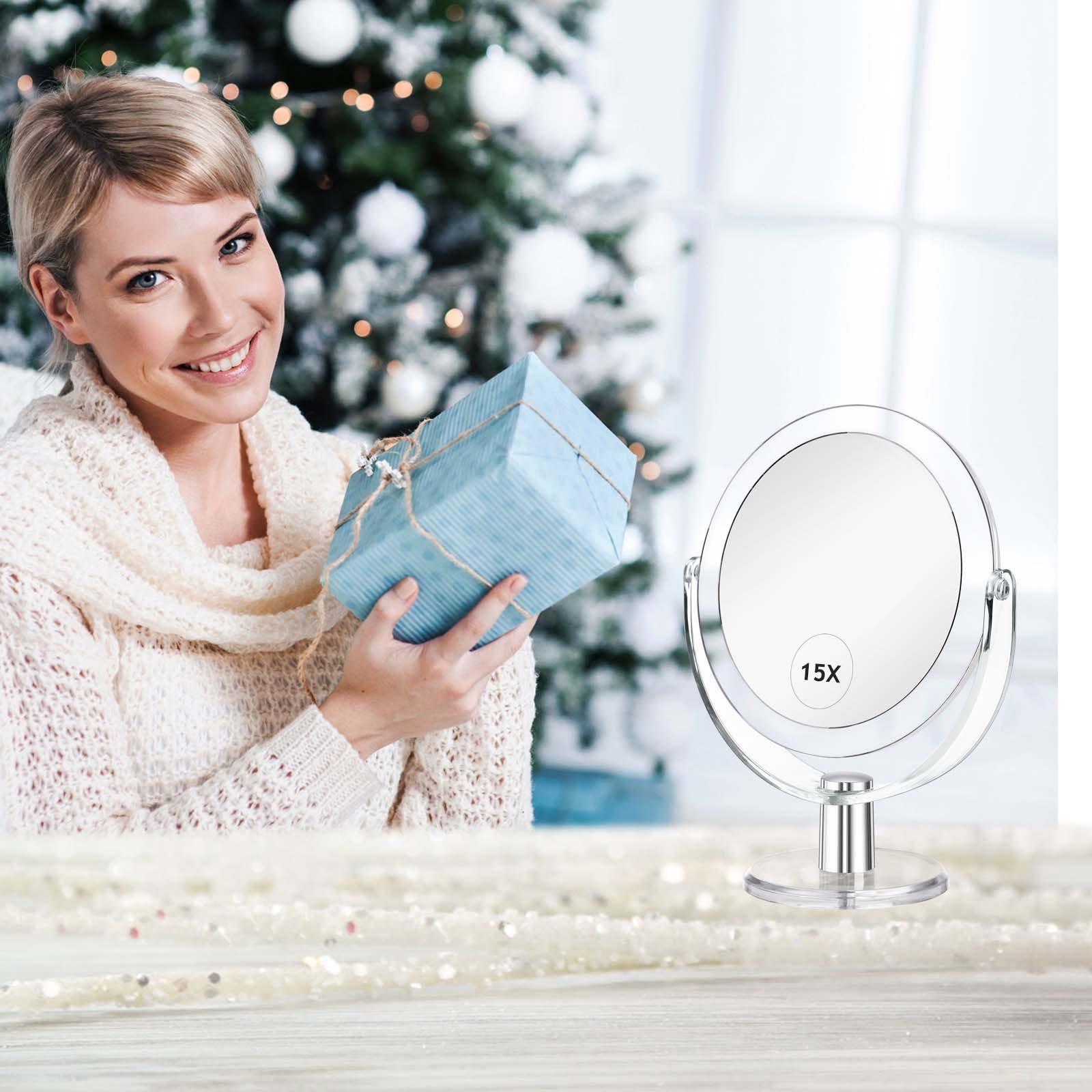 Gift-ready vanity mirror suitable for mom or friend
