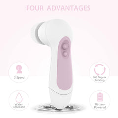 CLSEVXY silicone brush head offering hygienic, mild cleansing