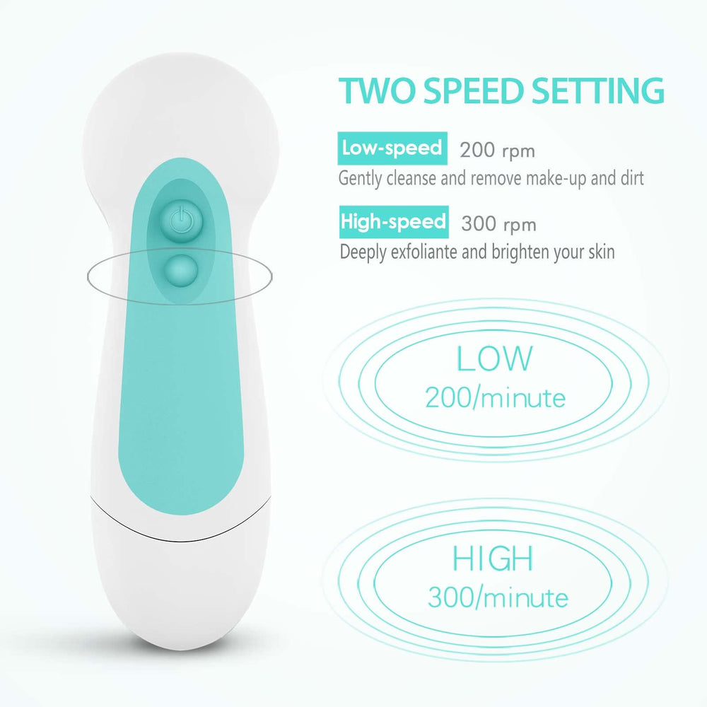 CLSEVXY silicone head delivers gentler, hygienic cleansing.