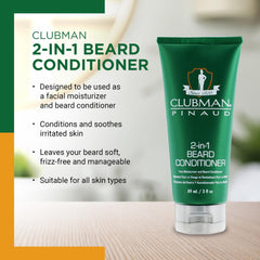 Clubman Pinaud 2-in-1 cream texture on skin