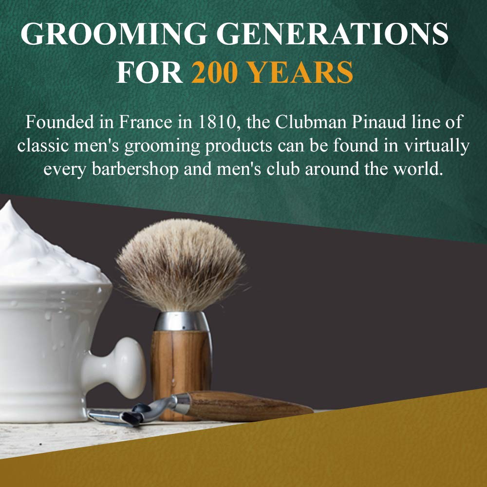 Clubman Pinaud heritage supports reliable grooming routines.