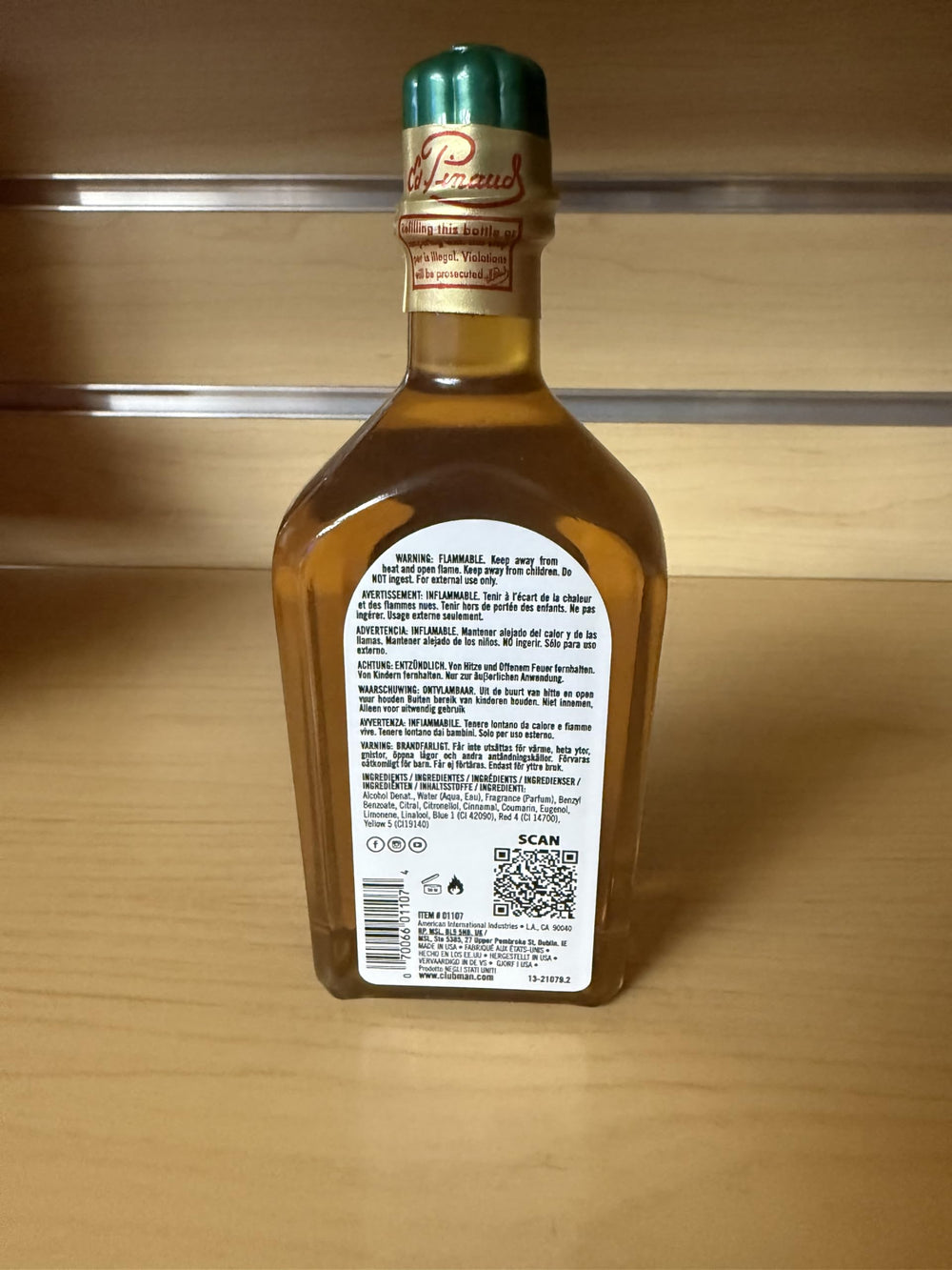 Clubman Reserve Whiskey Woods display-ready image for shelf styling.