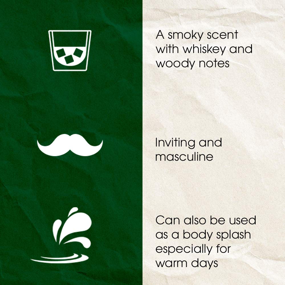 Clubman Reserve Whiskey Woods label front with classic grooming branding.