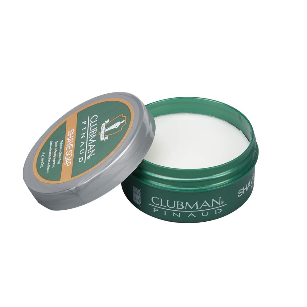 Clubman Shave Soap US-made, cruelty-free grooming heritage.