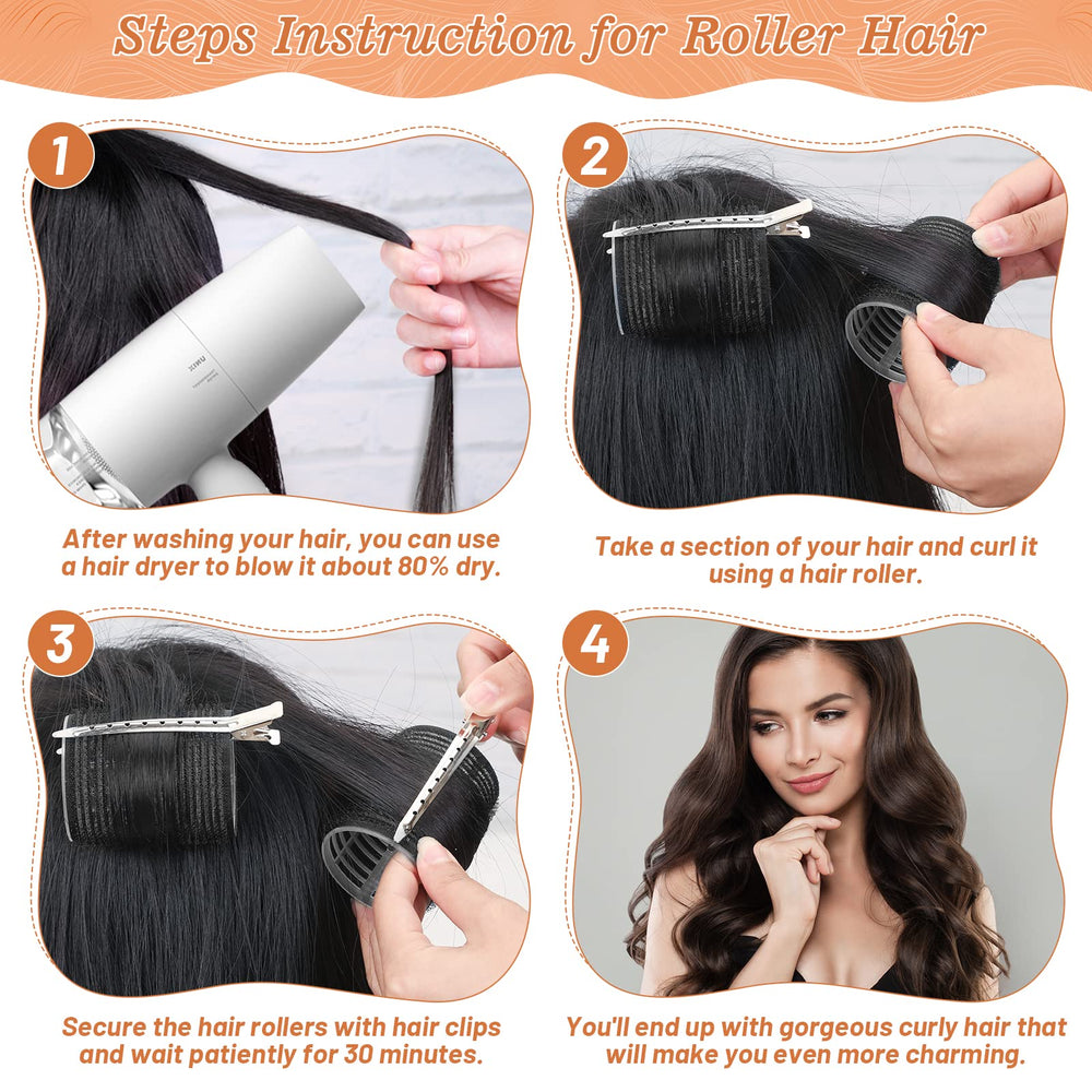 Cludoo easy-operation guide helps you set curls quickly at home.
