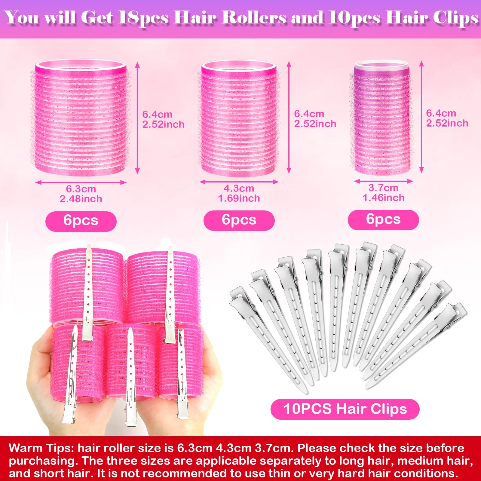 Cludoo self-grip roller with clip demonstrating secure hold