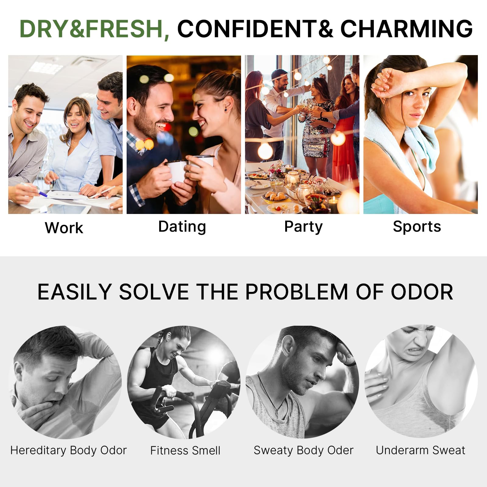 Clyecfra underarm detox rinse leaving clean skin after use.