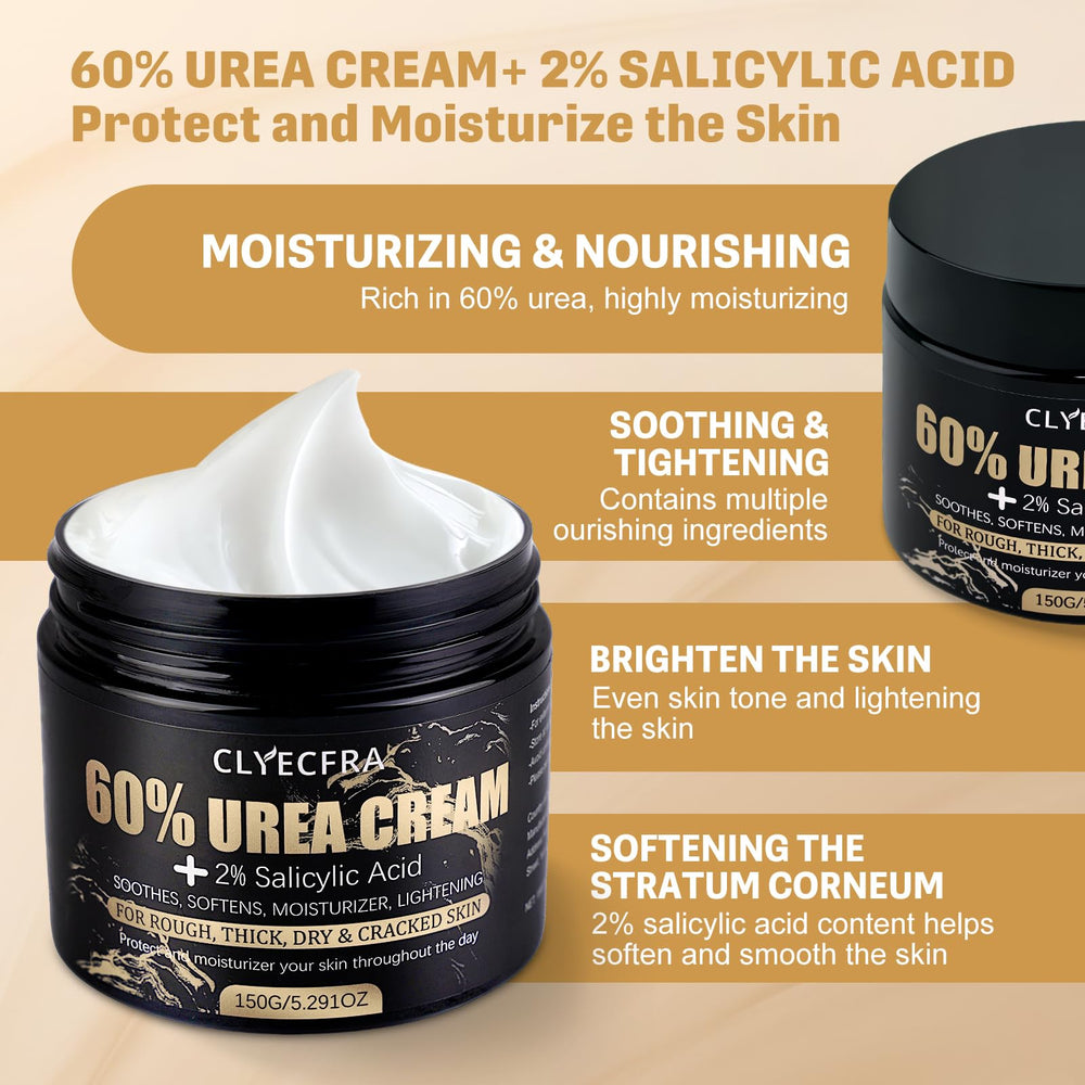 Clyecfra crema urea 60% para aplicación diaria en manos y pies