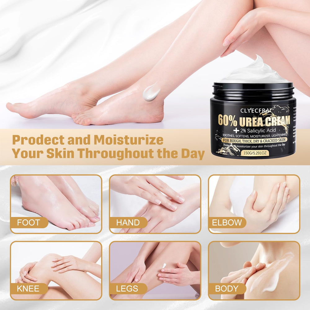Clyecfra crema urea 60% para manos con piel suave e hidratada