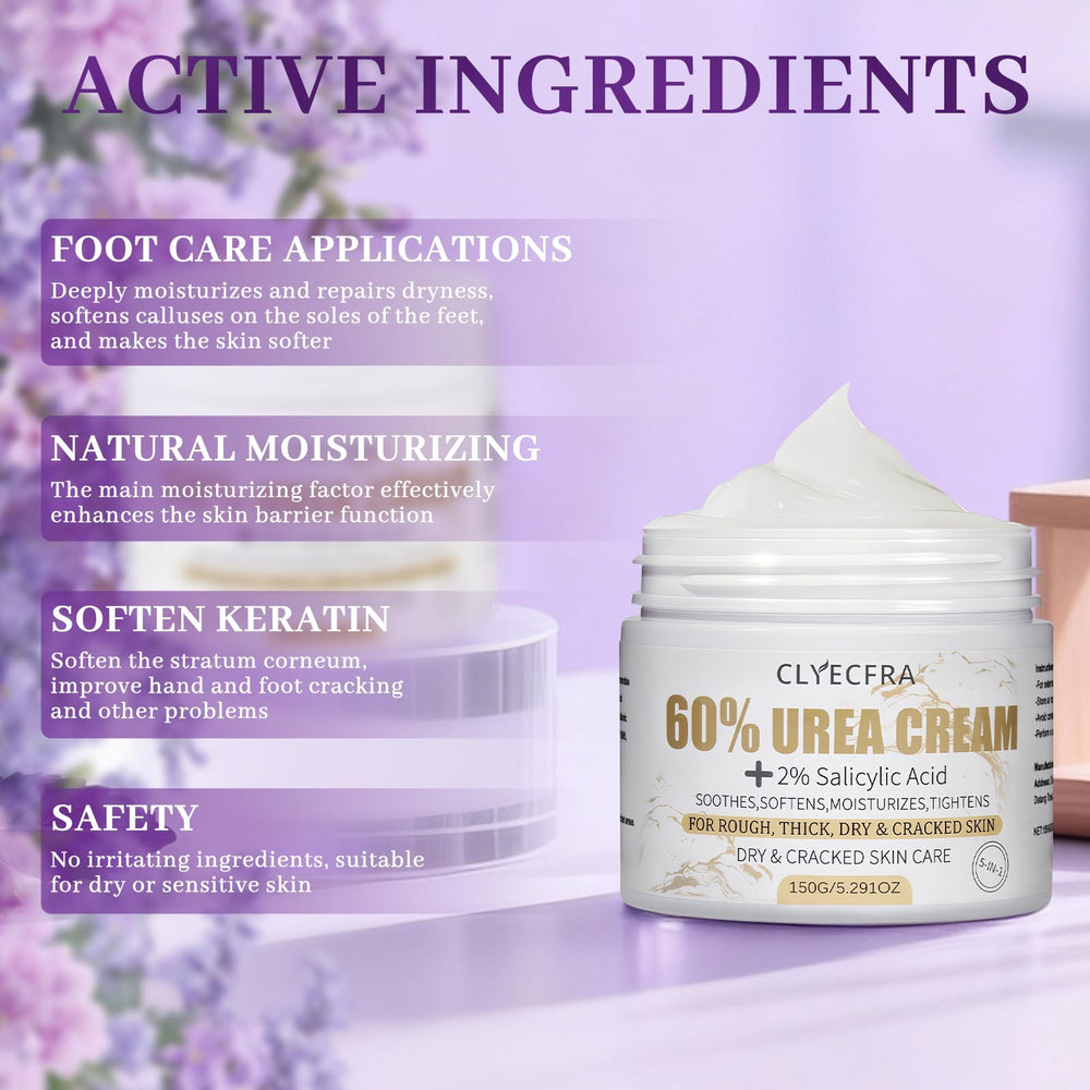 Clyecfra crema urea60 pies-talones: suaviza talones y callos.