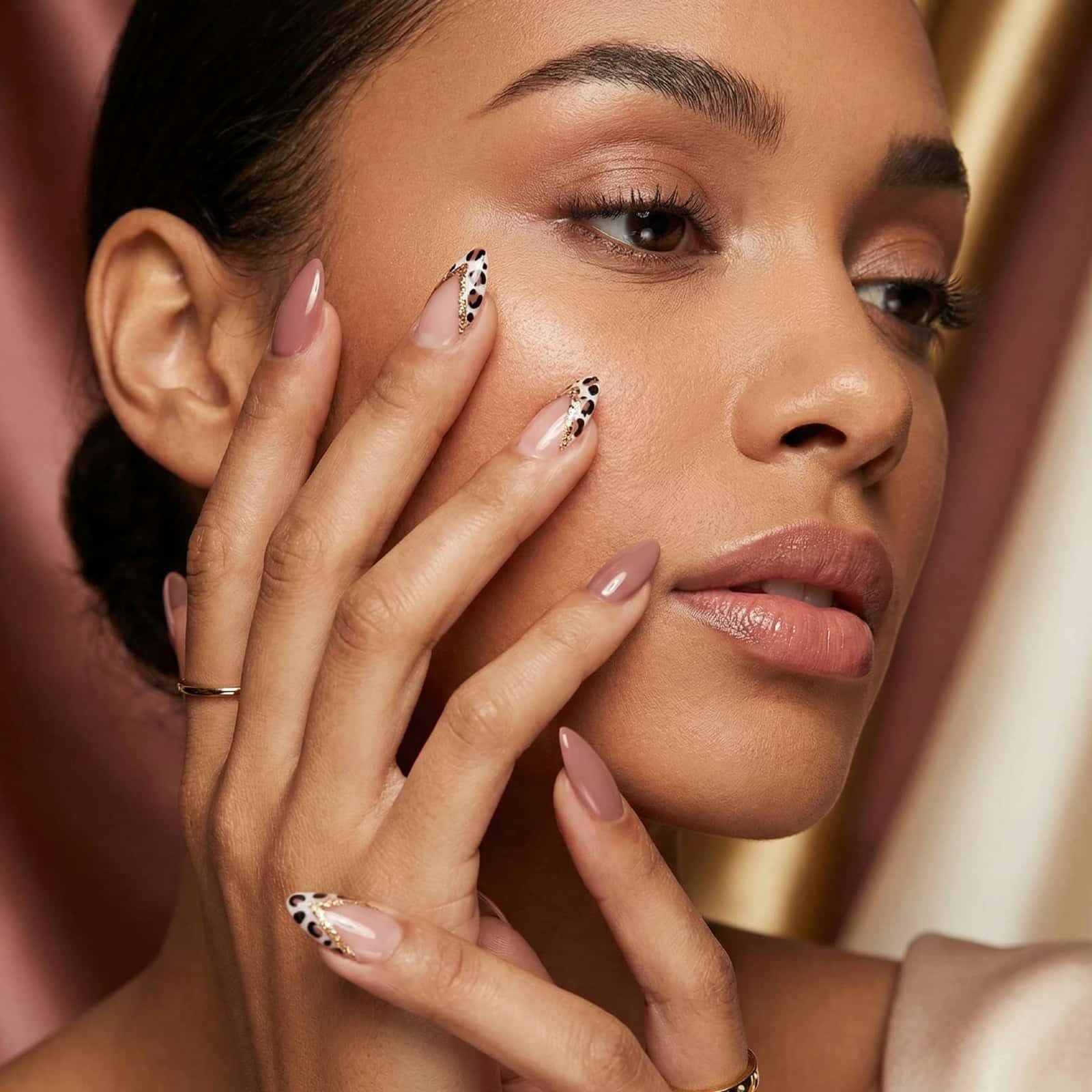 CLYHLTMZ cubierta completa marrón para manicura homogénea