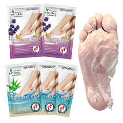 CMWGKBC mascarilla exfoliante para pies con lavanda y aloe, suaviza la piel seca.