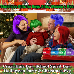 CMWGKBC purple temporary hair color wax for kids with bold style.