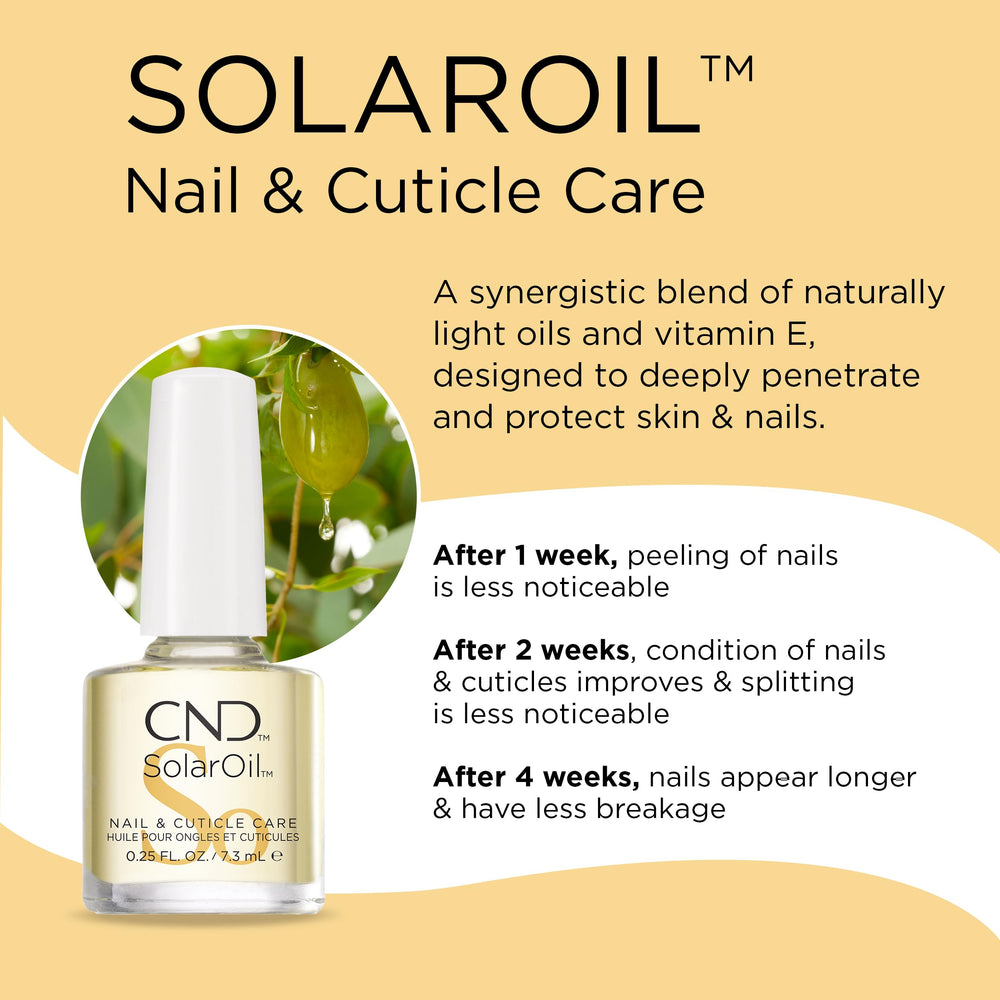 CND SolarOil: aceite de jojoba que suaviza uñas y cutículas.